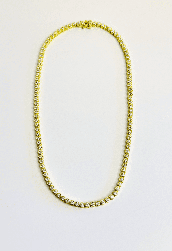 Round Bezel Necklace