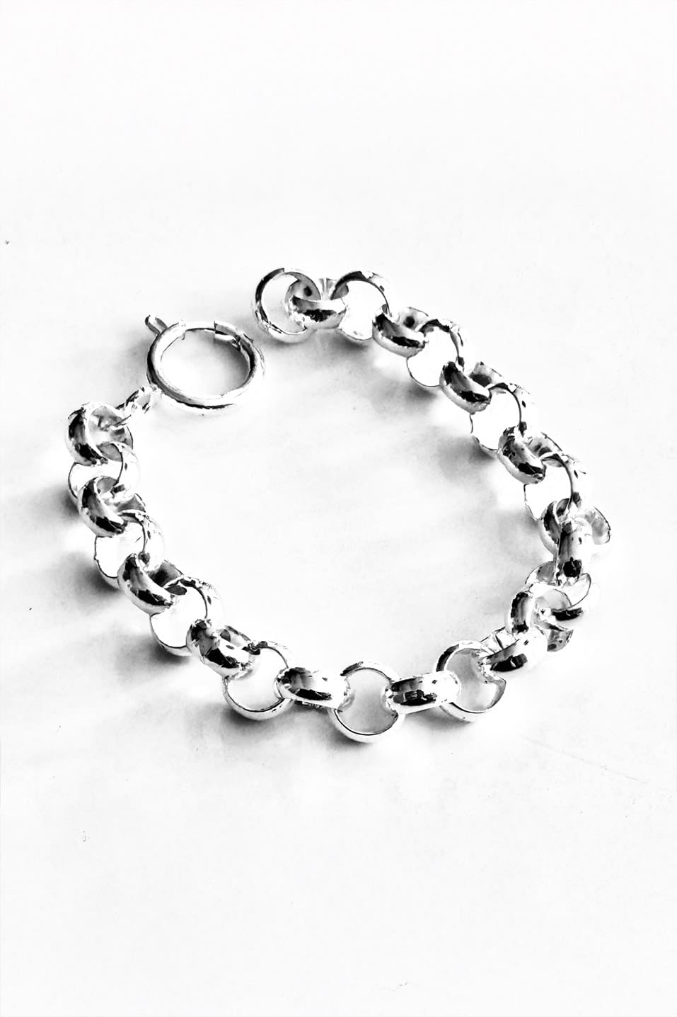 Stainless Steel Round Link Bracelet