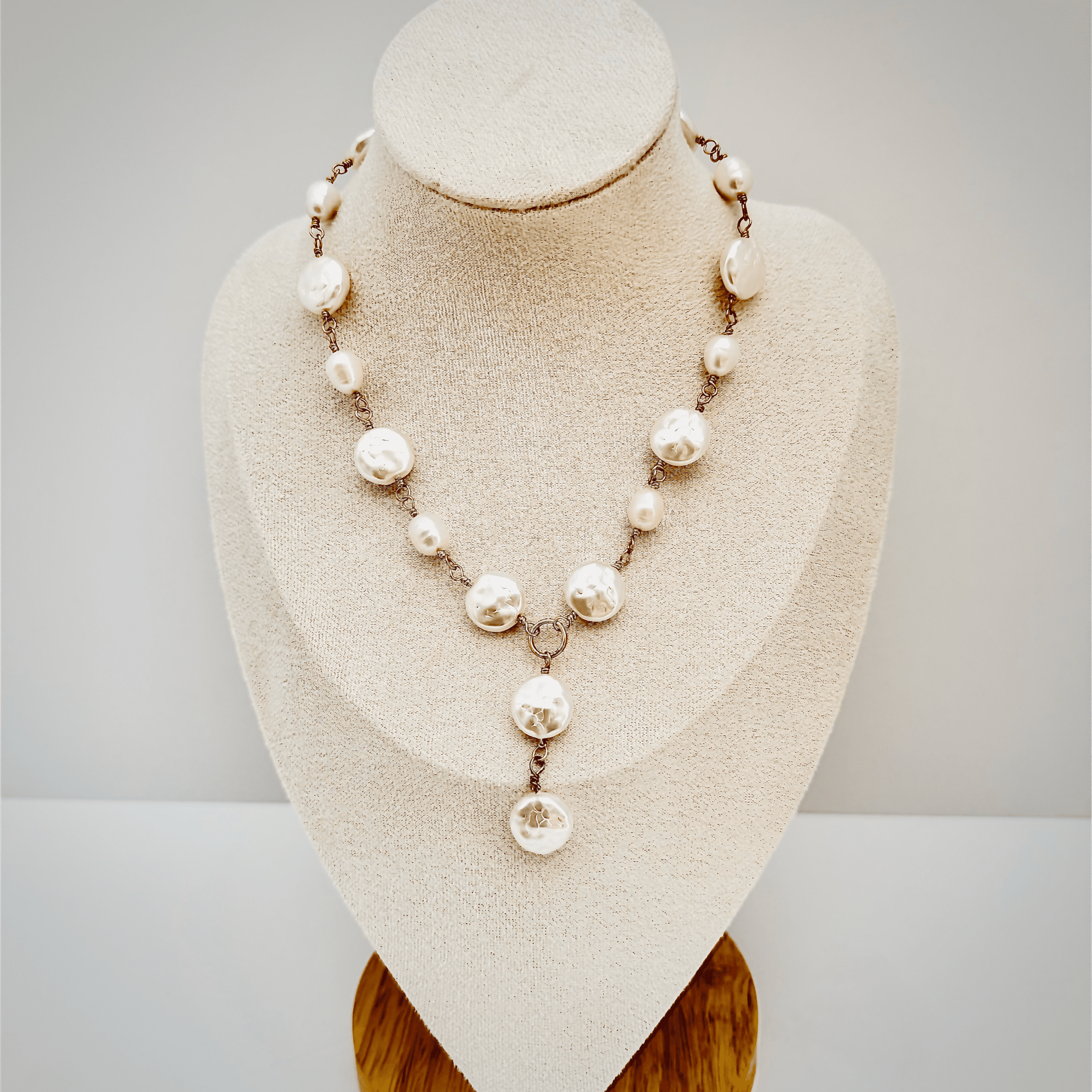 Freshwater Pearl - Lariat Necklace